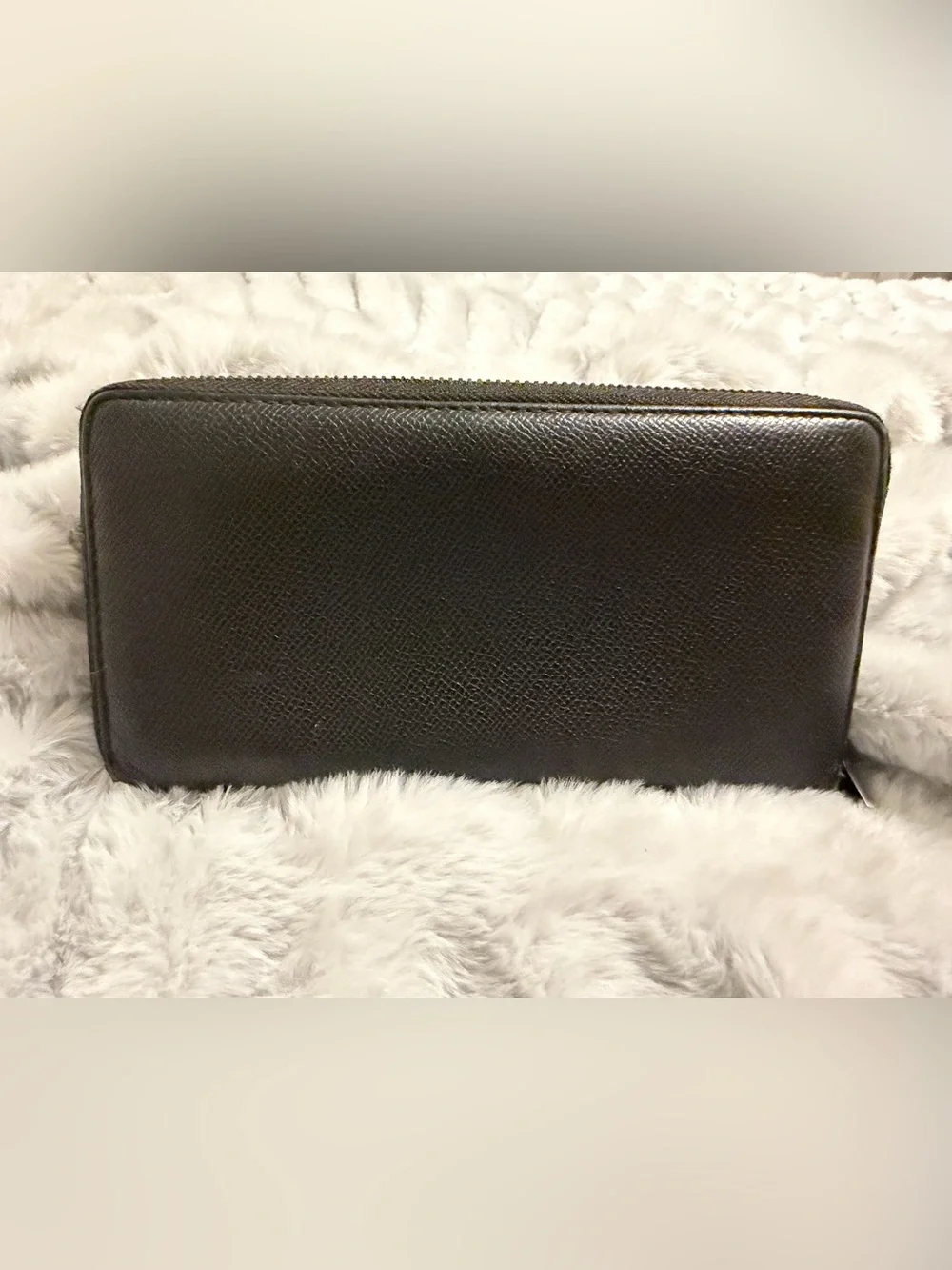 Dolce & Gabbana Black Saffiano Zip-Around Leather Wallet